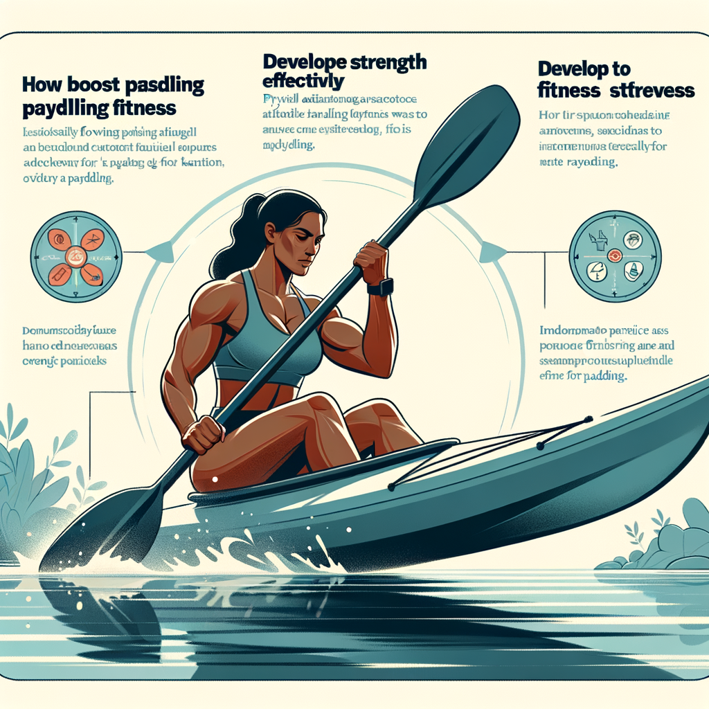 Fit individual demonstrating kayak exercise routines and paddling workouts on a serene lake, showcasing fitness kayaking and strength training for paddling, highlighting the health benefits of incorporating fitness into kayaking.